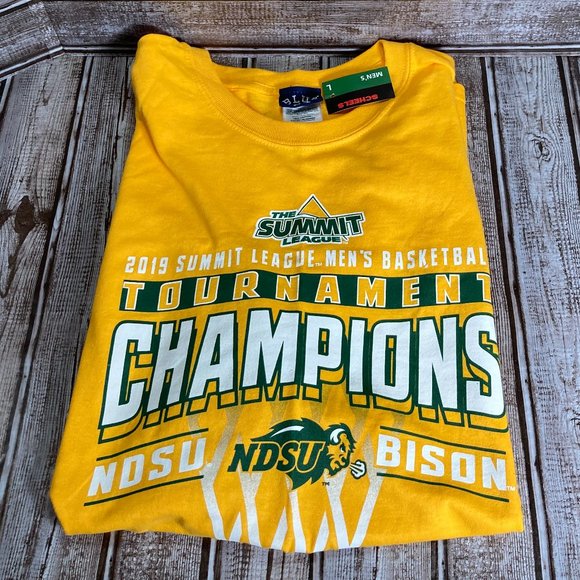 North Dakota State University NDSU Bison Football Men's L T-Shirt Summit League - Picture 1 of 5